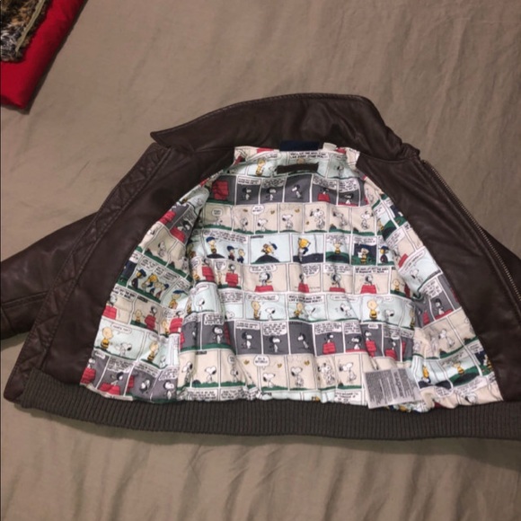 Toddler boys leather jacket - Picture 4 of 5